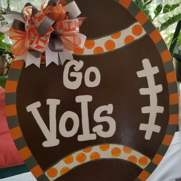 Other - Tennessee Vols Wood Sign Football